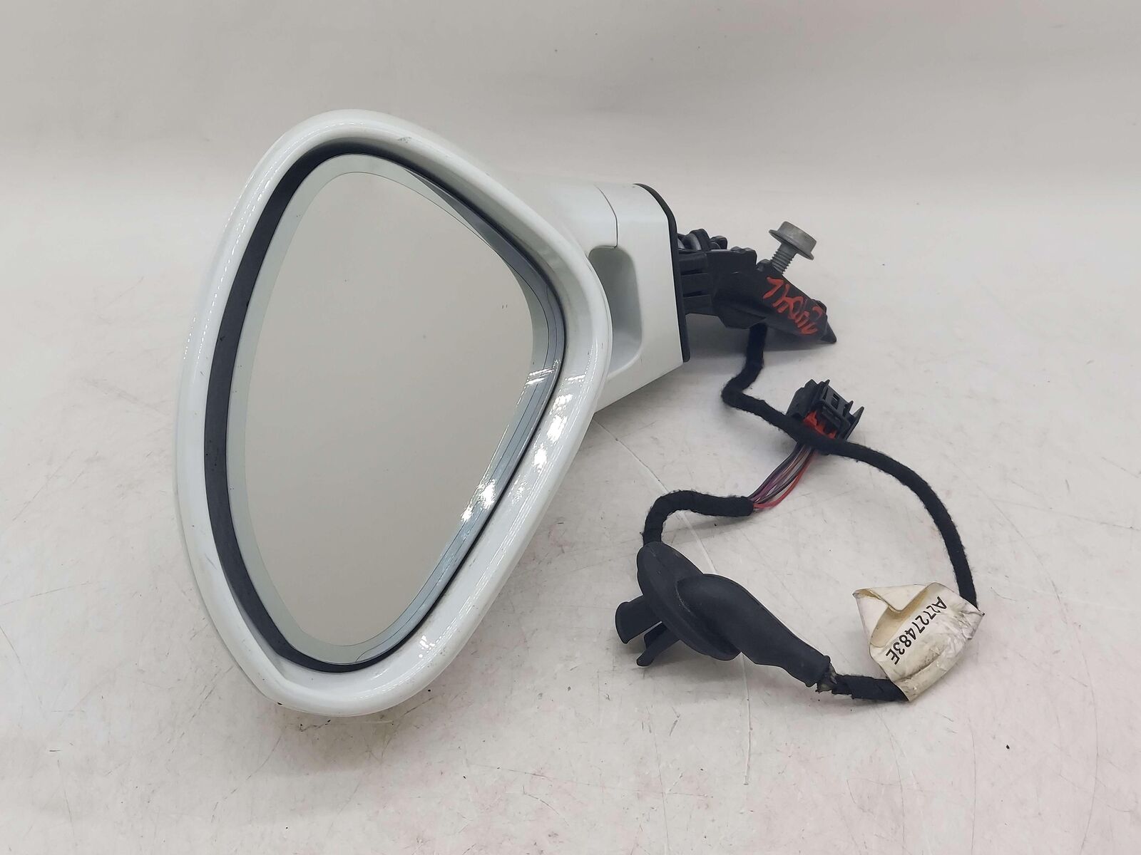 14-16 PORSCHE 911 991 GT3 LEFT DOOR MIRROR AUTO DIMMING PURE WHITE C9A *NOTE