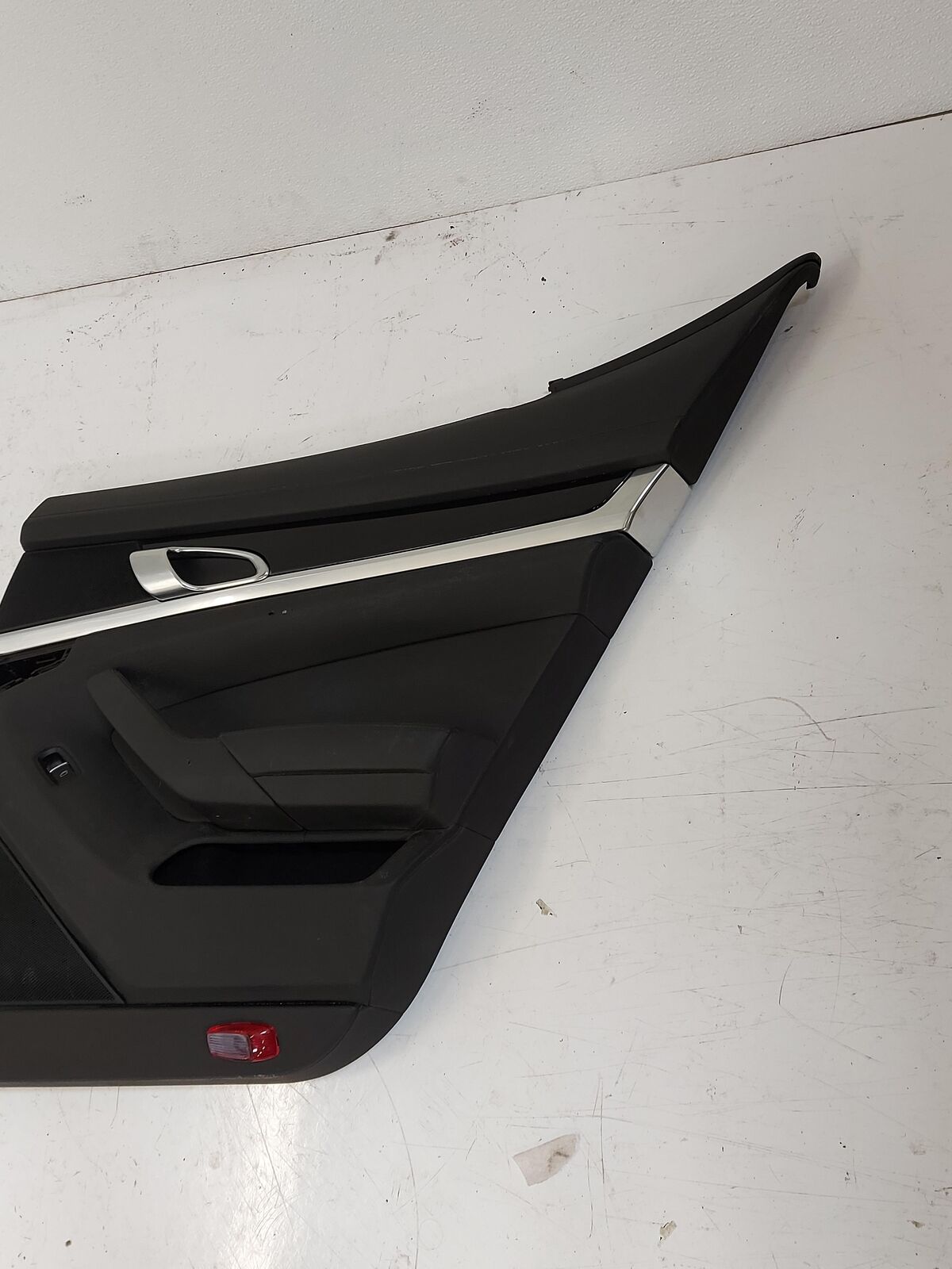 10-13 Porsche Panamera Rear RH Right Door Card Inner Trim Panel Black *Notes*