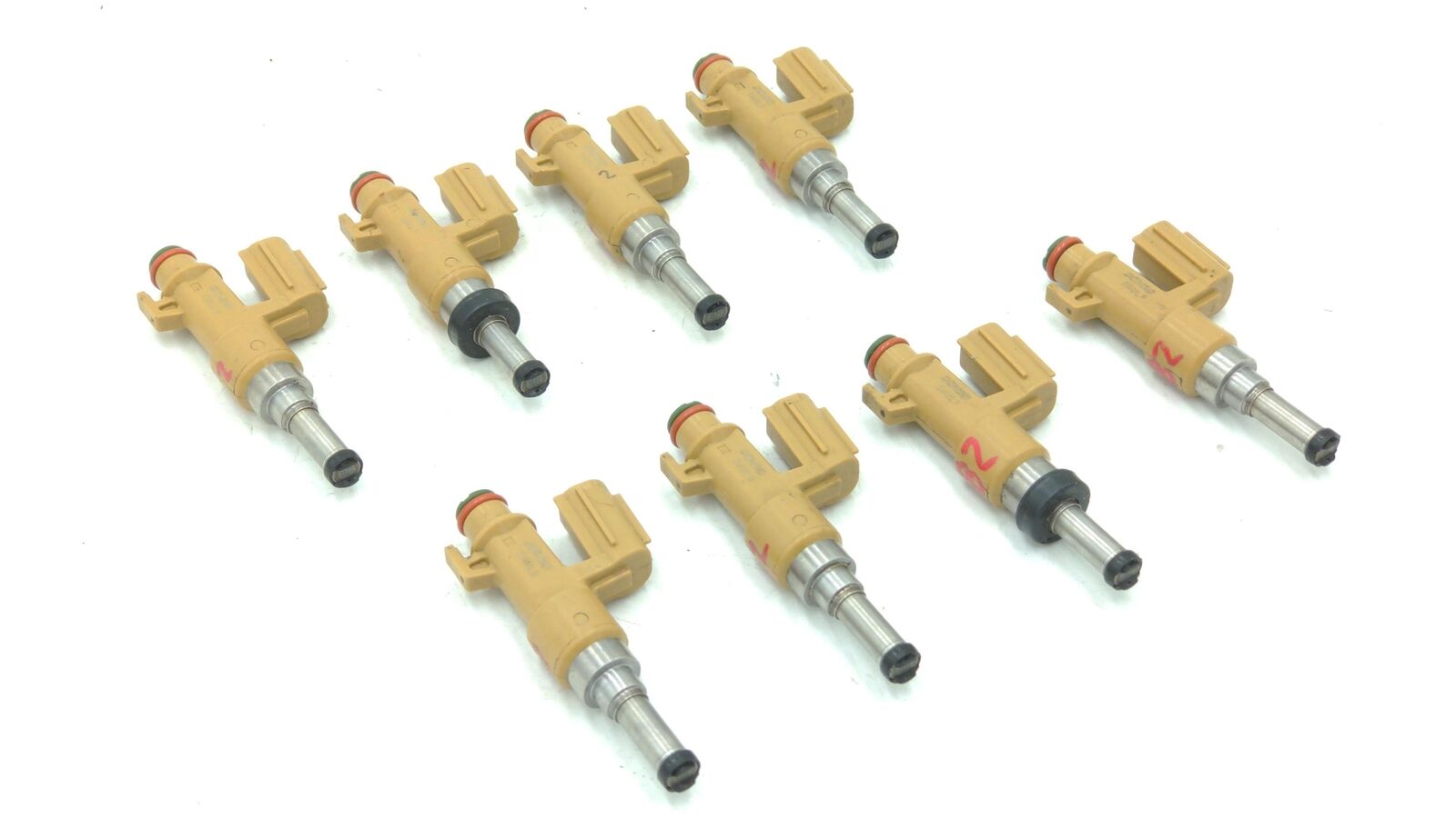 10-20 LEXUS GX460 4.6L 1URFE Fuel Injector x8 Injectors 23250-38040