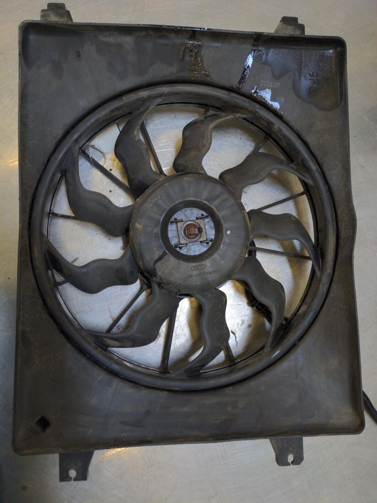 07-12 Hyundai Veracruz LH Left Electric Cooling Motor Radiator Fan