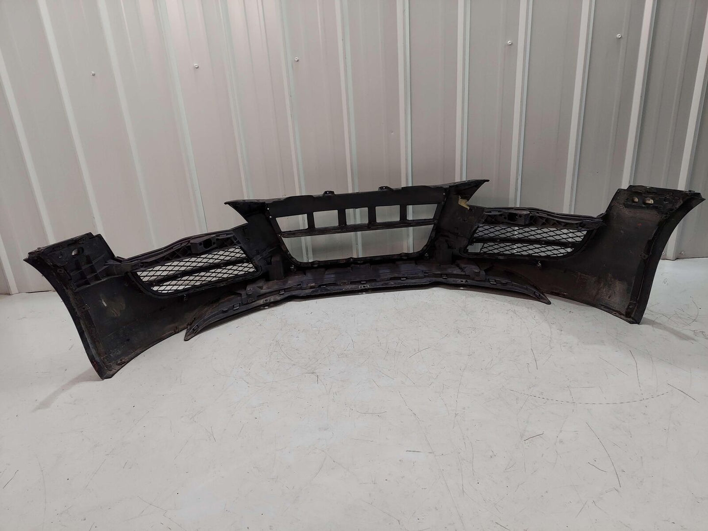 10-13 AUDI R8 5.2L V10 FRONT BUMPER PHANTOM BLACK PEARLESCENT (LZ9Y/L8) *NOTES*