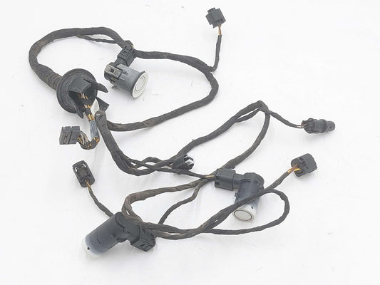 2006 BMW M6 E63 REAR PARK ASSIST SENSOR SET OF 3 W/ HARNESS ALPINE WHITE 6948739