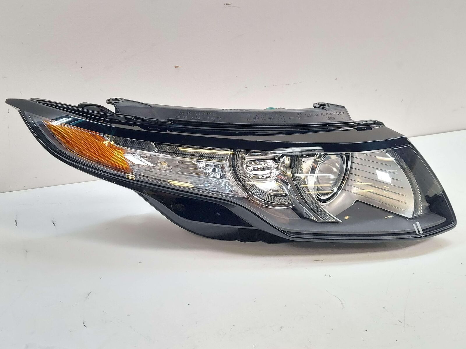 14-15 Evoque RH Right Xenon Hid Adaptive Headlight Headlamp Black BJ32-13W029-J