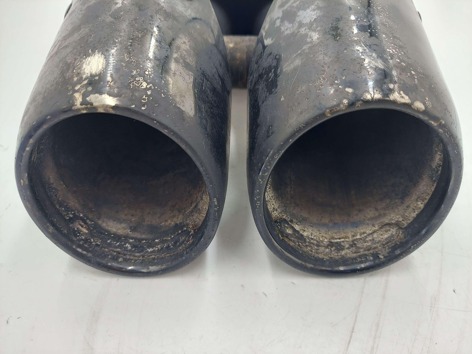 2018 Porsche Cayman 718 Exhaust Muffler Dual Tail Pipe Tip *Discolored*