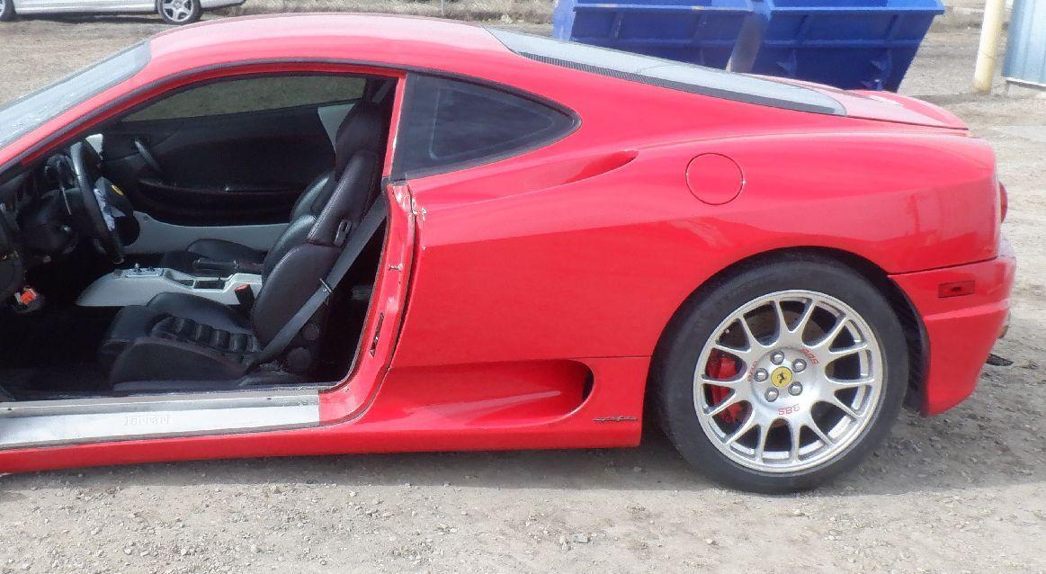 2000 Ferrari 360 Modena Rear Clip quarter roof floor custom cut section