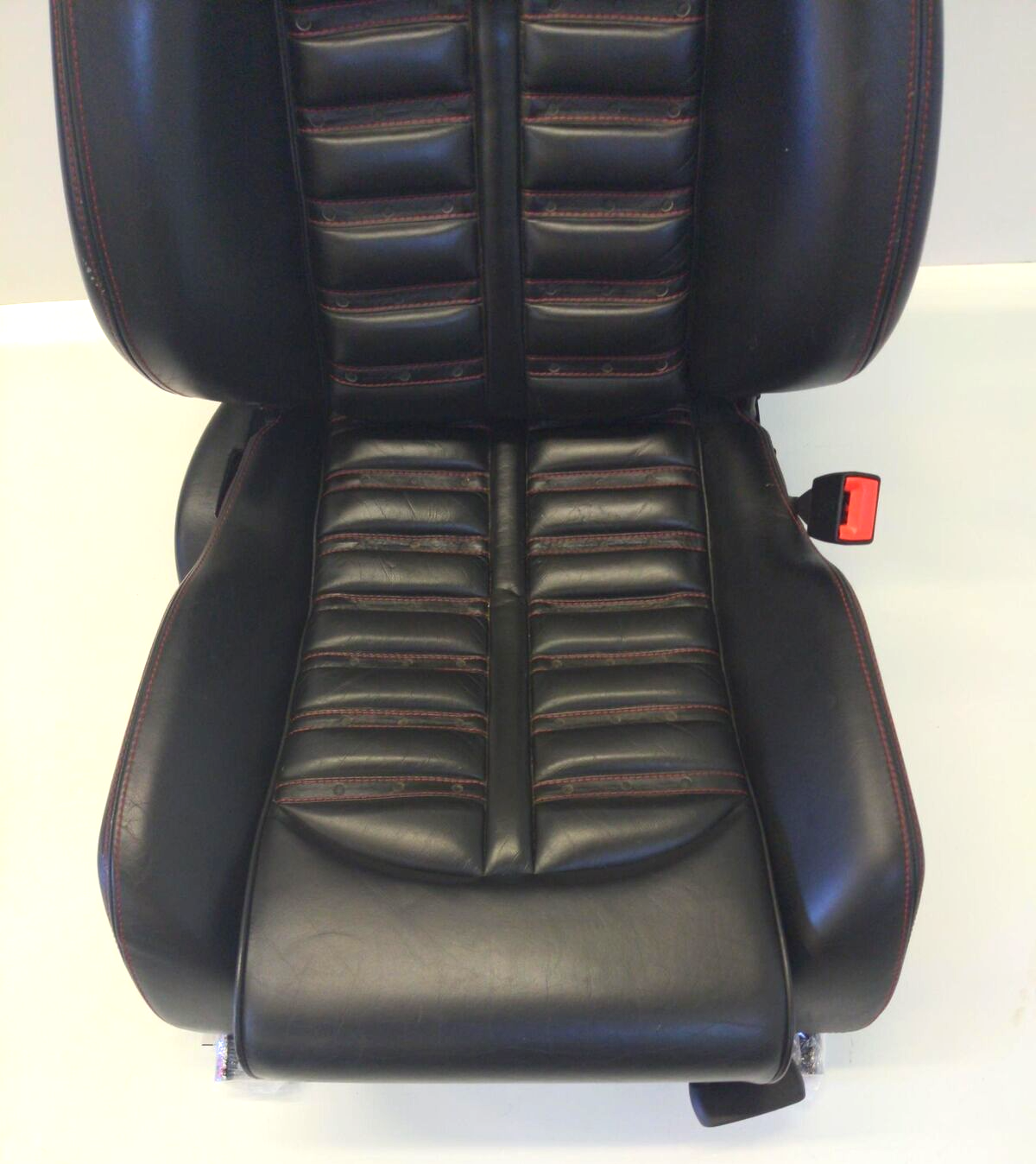 2000 Ferrari 360 Modena Seat Right Passenger RH Black W/  Red Stitching