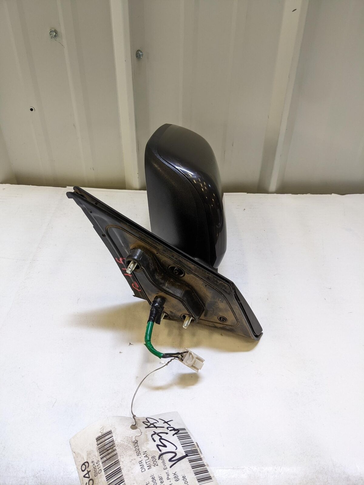 08-14 MITSUBISHI LANCER LH Left Door Mirror Black Heated