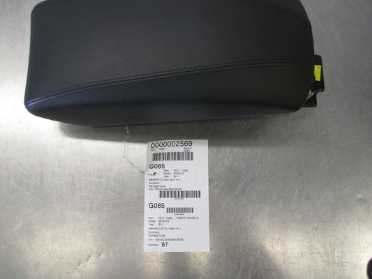 G085 2011 11 HYUNDAI SONATA CENTER ARMREST CONSOLE LID GRAY