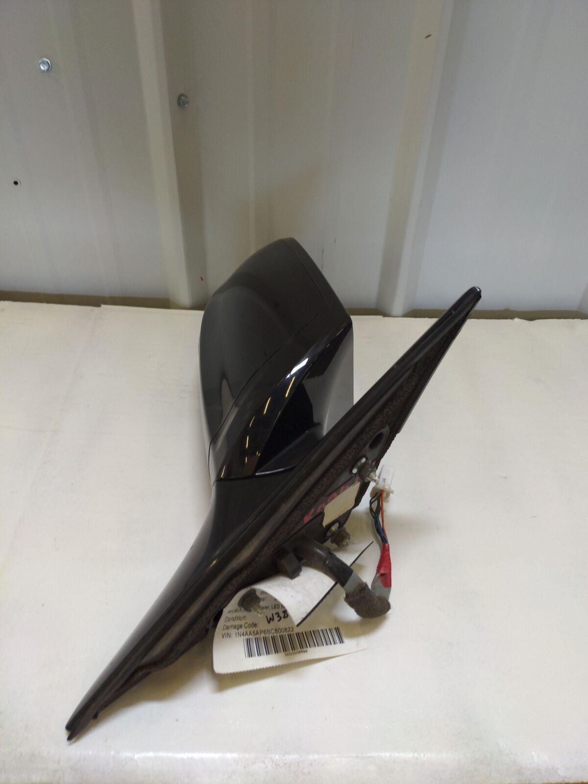 💥09-14 NISSAN MAXIMA RH Right Door Mirror Black Led Tilt Down In Reverse💥