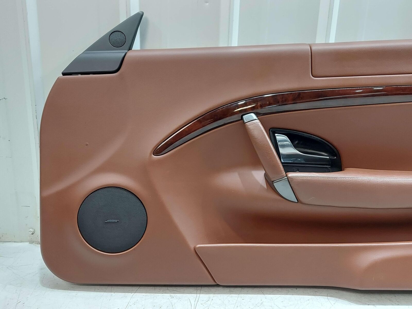 2010 Maserati GranTurismo S M145 Coupe FRONT RIGHT DOOR TRIM PANEL BROWN LEATHER