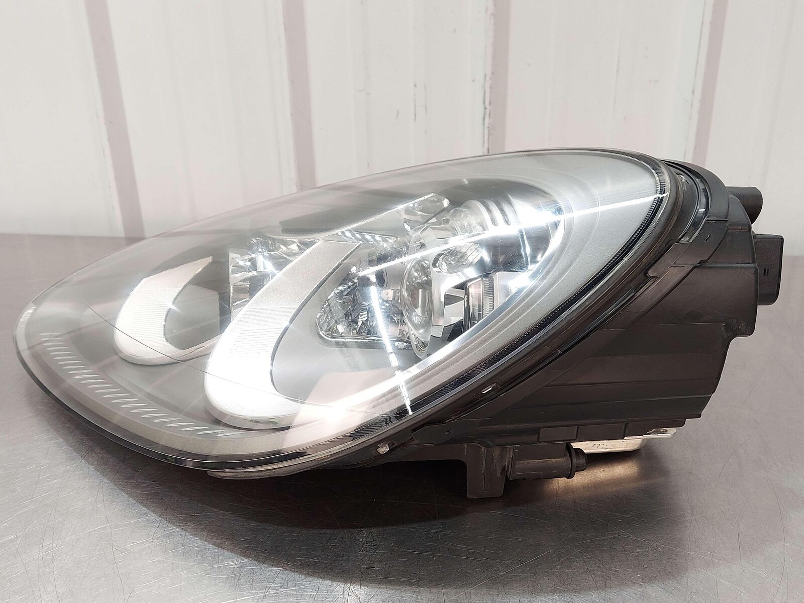 11-14 PORSCHE CAYENNE 92A TURBO FRONT LEFT HEADLIGHT HEADLAMP XENON HID