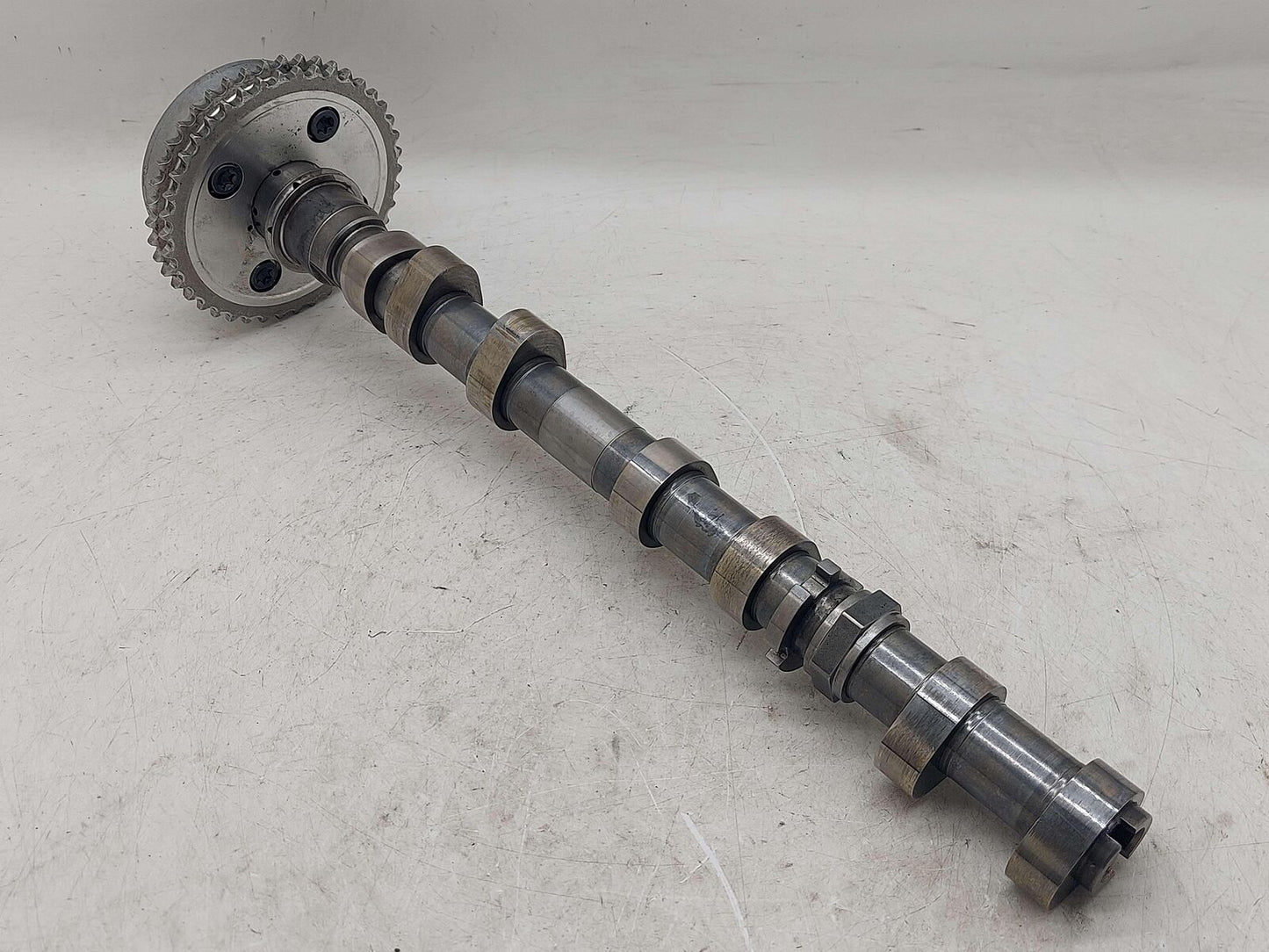 2014 PORSCHE 911 991 GT3 3.8L MA1.75 LEFT CAMSHAFT INTAKE W/ GEAR ADJUSTER