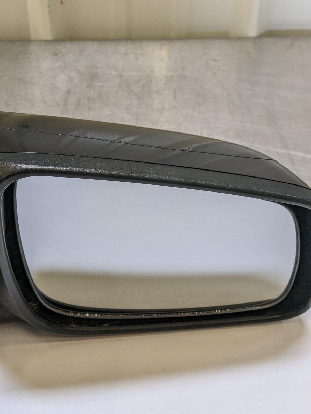 08-14 MITSUBISHI LANCER RH Right Door Mirror Grey Heated E13021369