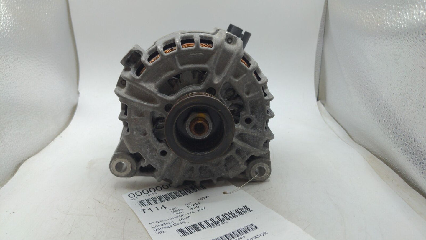 17-20 JAGUAR F-PACE 2.0L Alternator GX73-10300-DF 46K KM'S