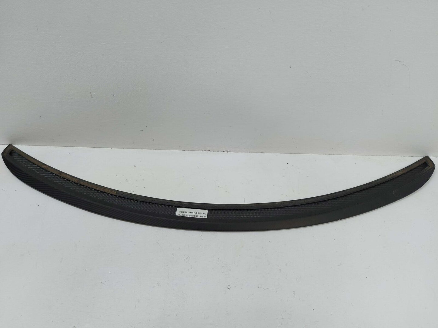 2013 TESLA S REAR SPOILER CARBON FIBER OEM TESLA 1023179-00-B