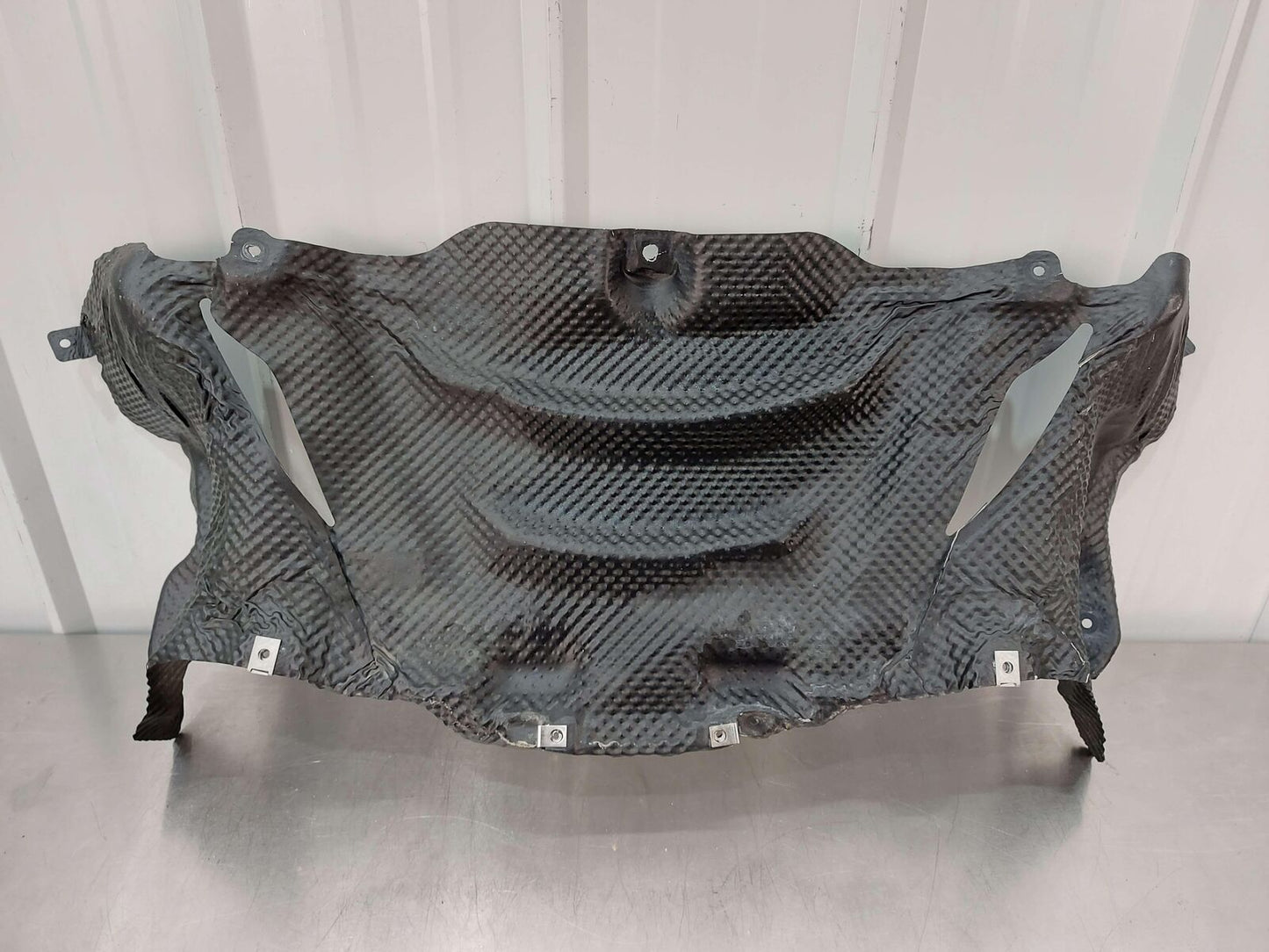 20 Mclaren 720s Spider Exhaust Manifold Heat Shield Above Muffler/Downpipe *Bent