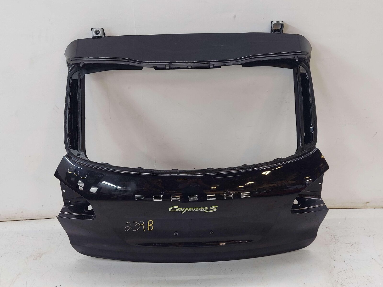 15-18 PORSCHE CAYENNE 958 S E-HYBRID TRUNK GATE HATCH LID JET BLACK METALLIC 2T