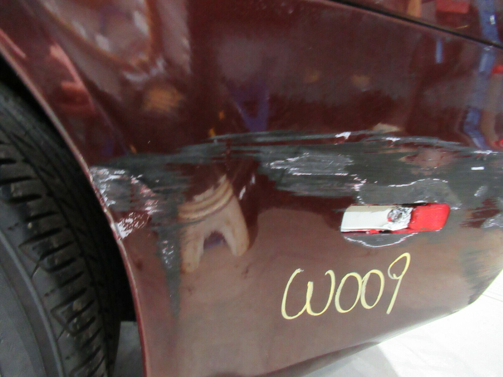 W009 2007 07 MASERATI QUATTROPORTE 4.2 REAR BUMPER COVER SCRATCHED