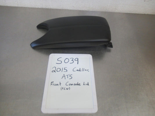 14-18 CADILLAC ATS Front Console Lid Armrest Black *notes*