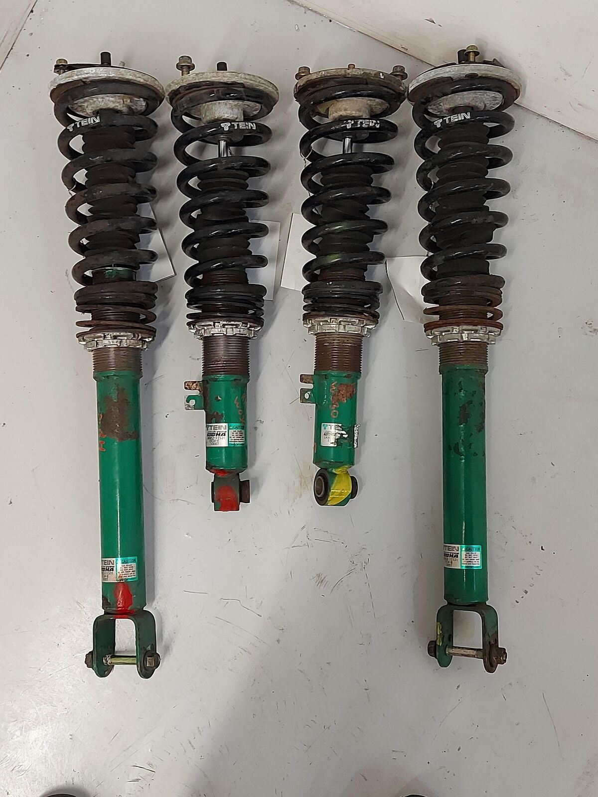 1999 NISSAN SKYLINE R34 GT-T COUPE 2 Door Set Of 4 Tein Adjustable Coilover