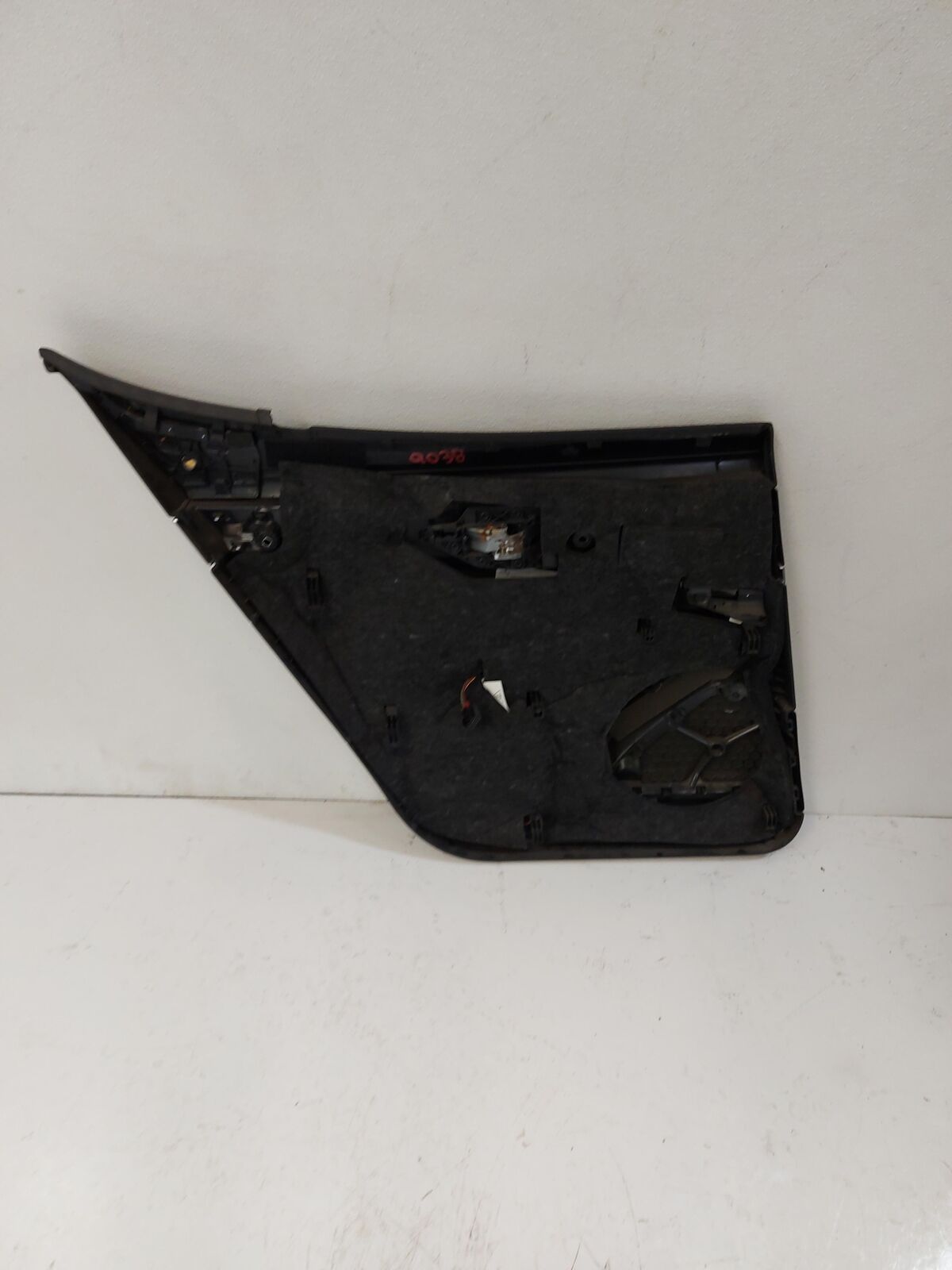 10-13 Porsche Panamera Rear RH Right Door Card Inner Trim Panel Black *Notes*