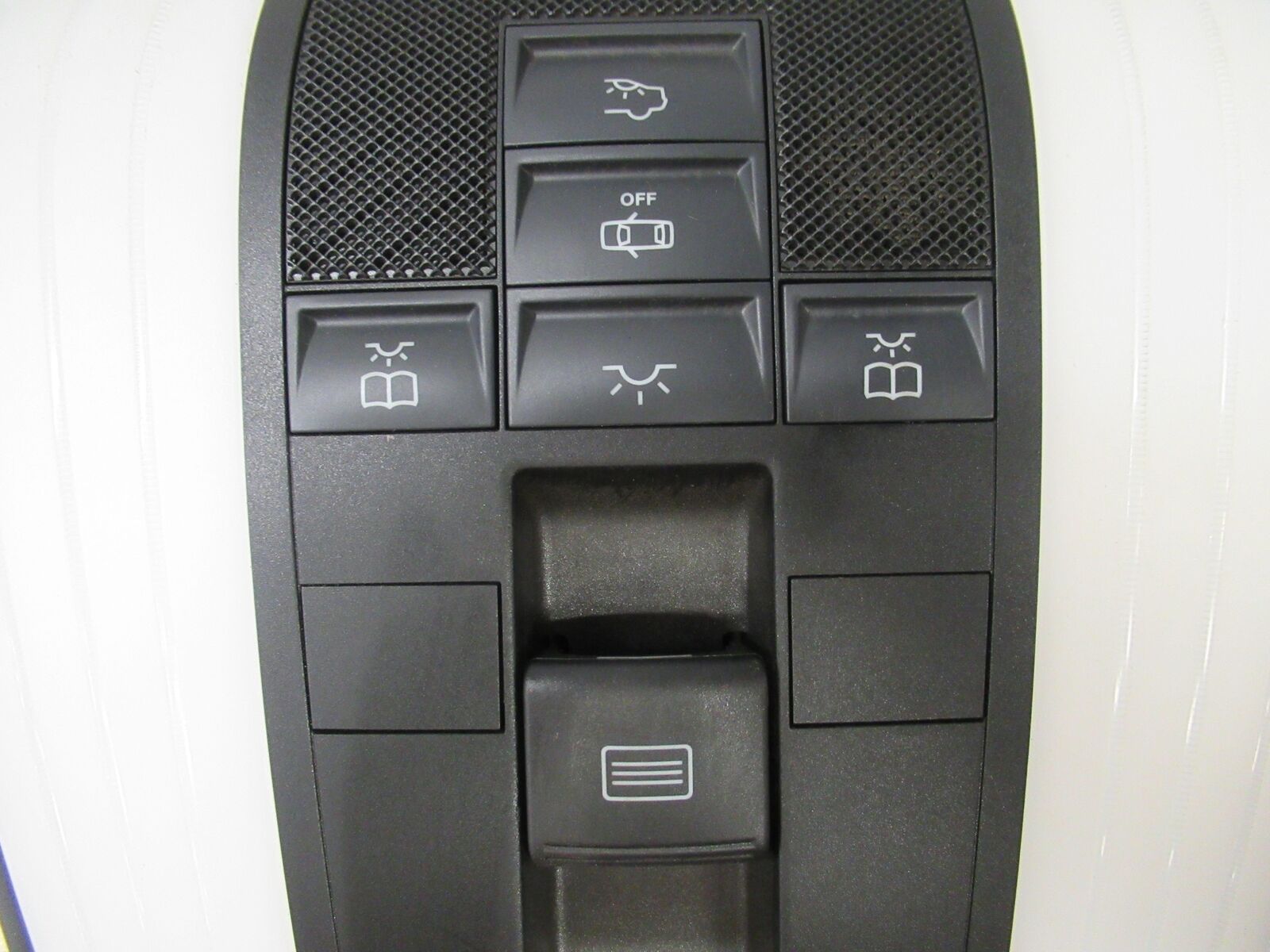 12 MERCEDES E350 Front Roof Console Black Power Sun