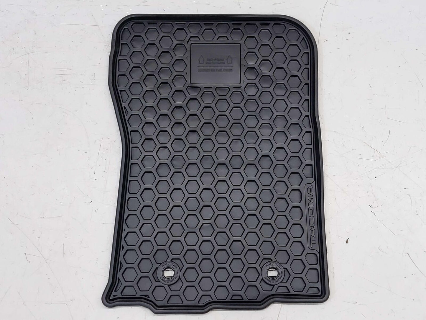 2018 TOYOTA TACOMA FLOOR MAT BLACK ALL WEATHER RUBBER OEM CREW CAB *NEW IN BAG*