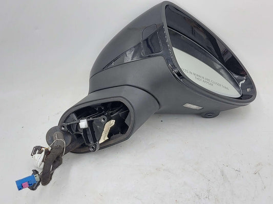 17-18 PORSCHE CAYENNE 958 S E-HYBRID RIGHT DOOR MIRROR JET BLACK 2T