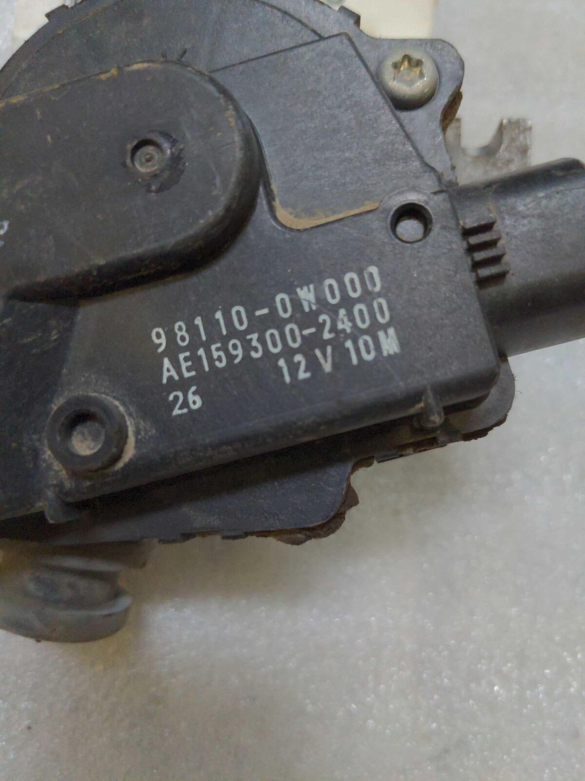 J059 2011 HYUNDAI SANTA FE Front Wiper Motor 981100w000