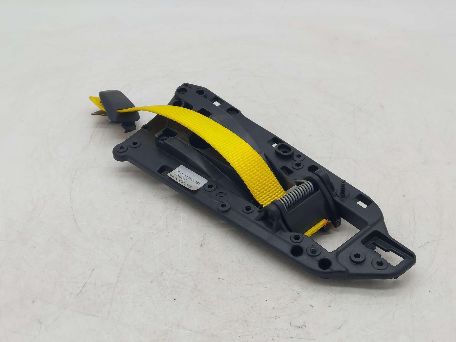 16 PORSCHE CAYMAN GT4 981 RIGHT INSIDE DOOR HANDLE YELLOW STRAP DOOR HANDLE