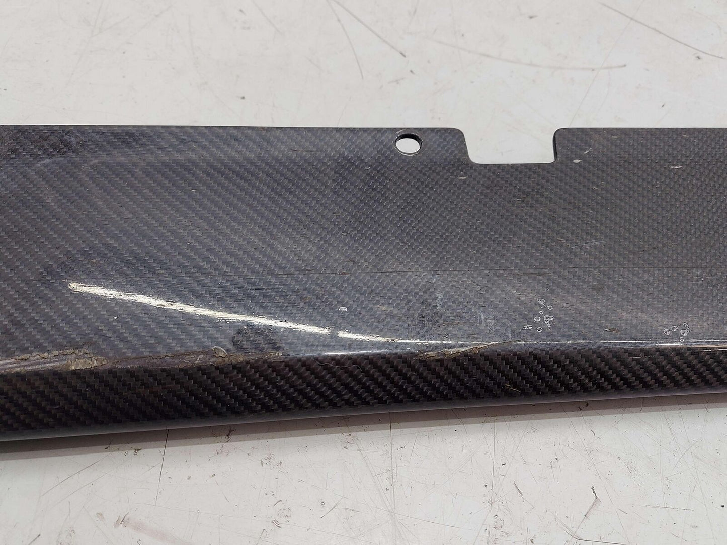 2018 LAMBORGHINI AVENTADOR S LP740-4 LEFT ROCKER MOULDING TRIM CARBON FIBER NOTE