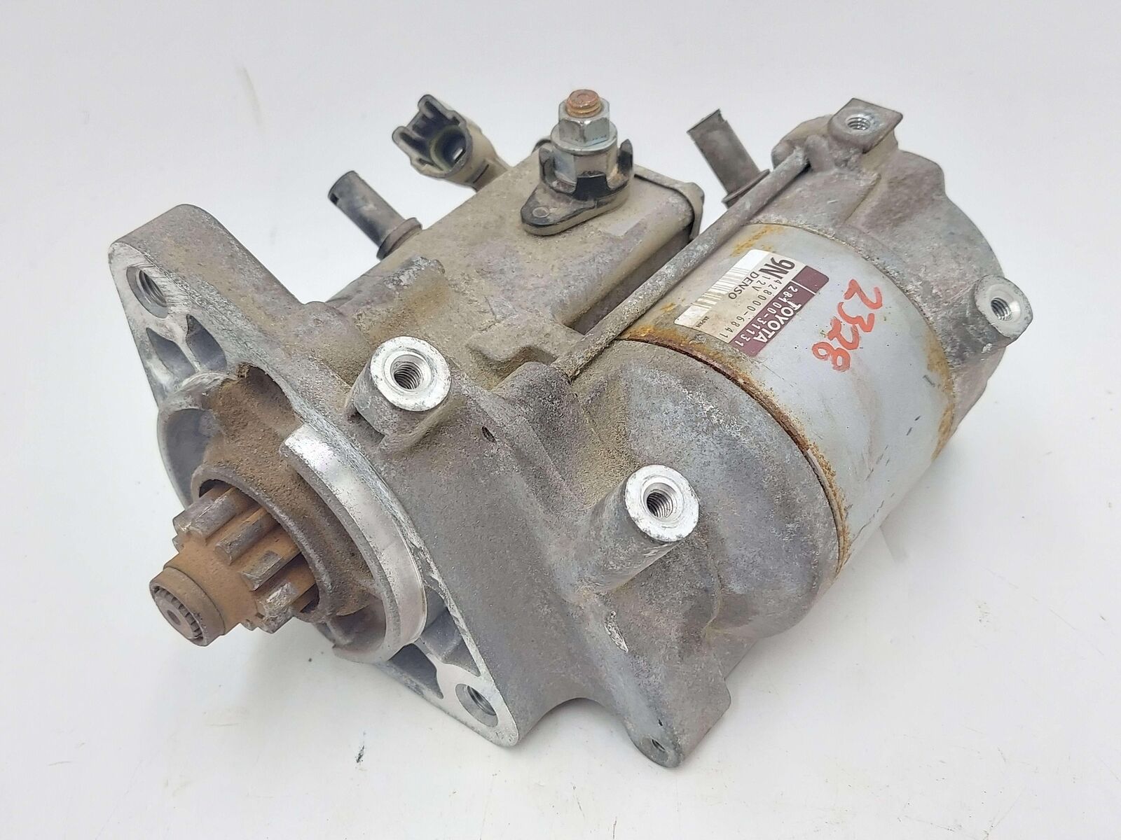 10-23 TOYOTA 4RUNNER ENGINE MOTOR STARTER MOTOR 4.0L 28100-31131