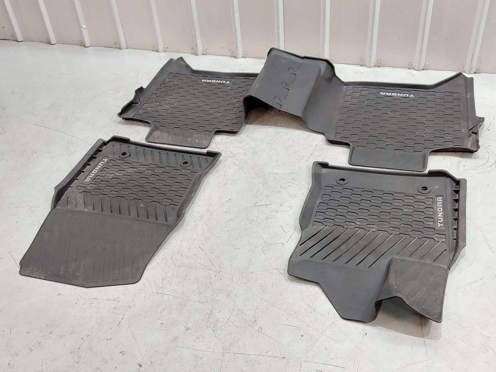 2023 TOYOTA TUNDRA TRD FLOOR MAT RUBBER ALL WEATHER MATS