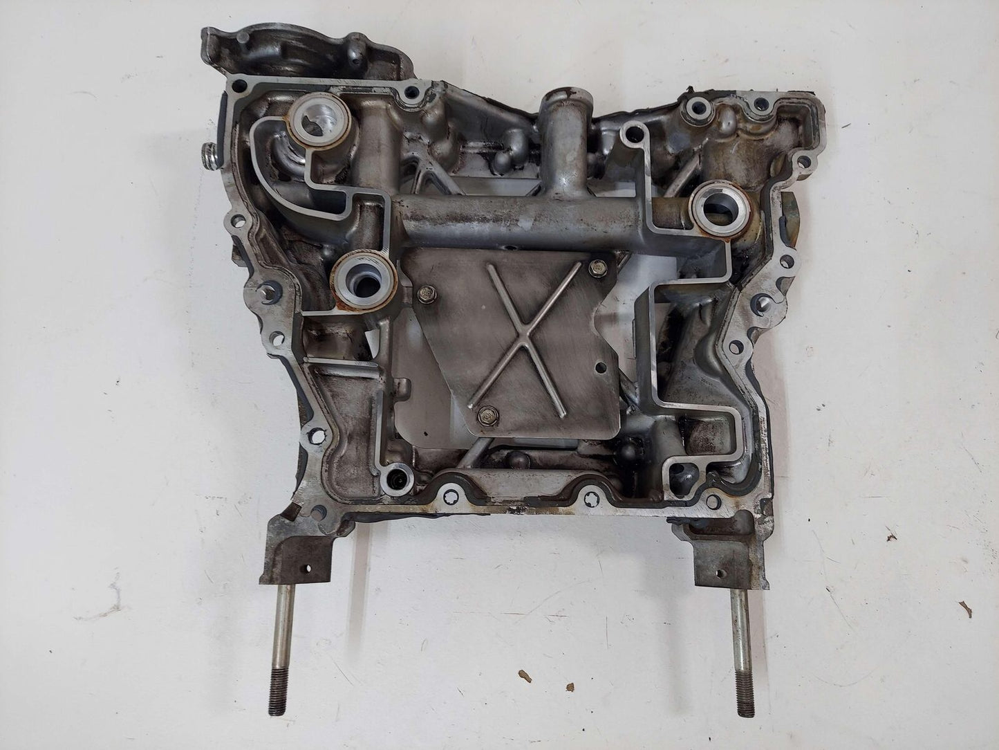 13 Subaru XV Crosstrek Upper Engine Oil Pan AT CVT 20120923