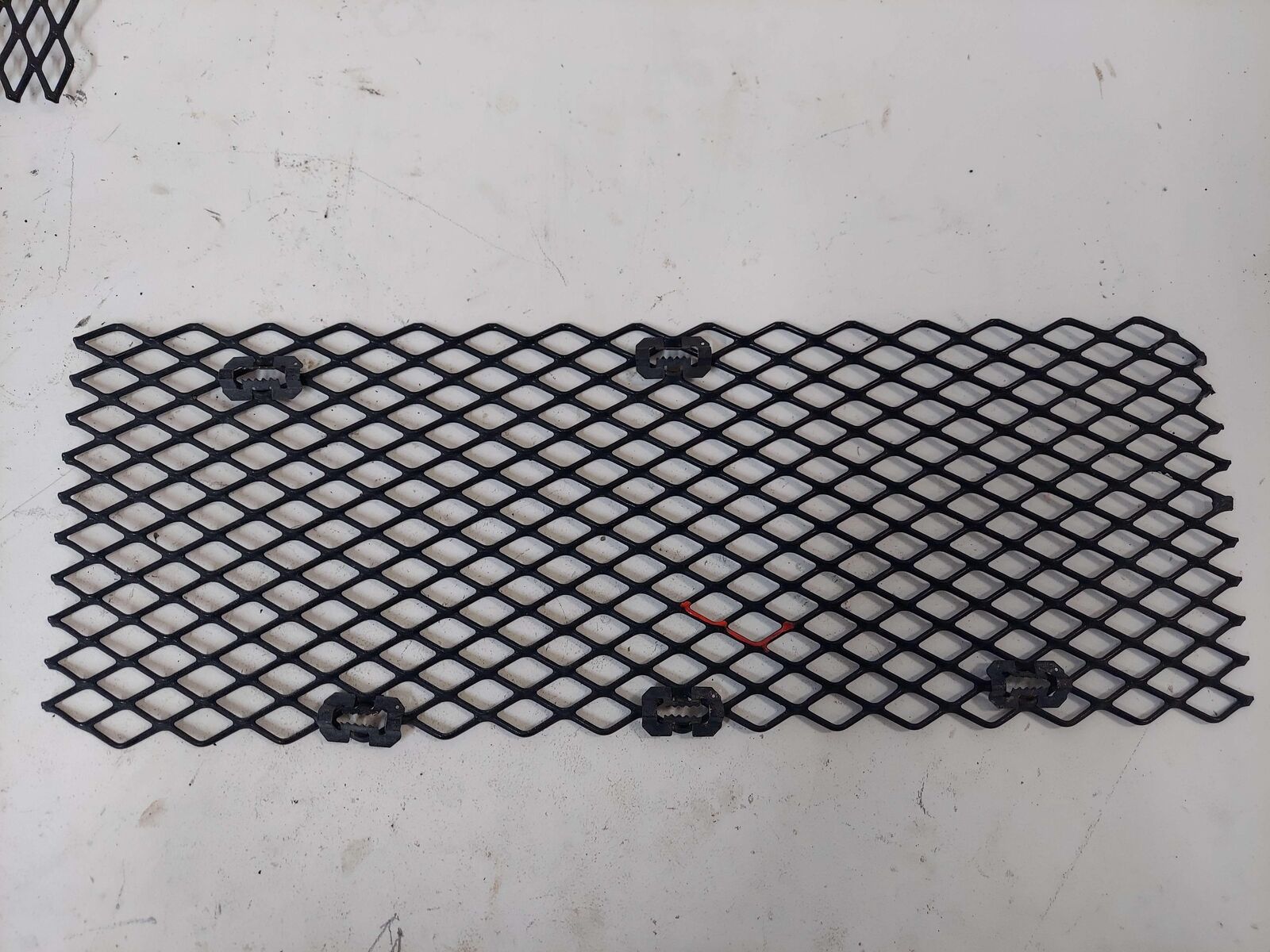 1999 Nissan Skyline Altia Bumper Mesh Grille Grill Insert Set Black *Bent Hole*