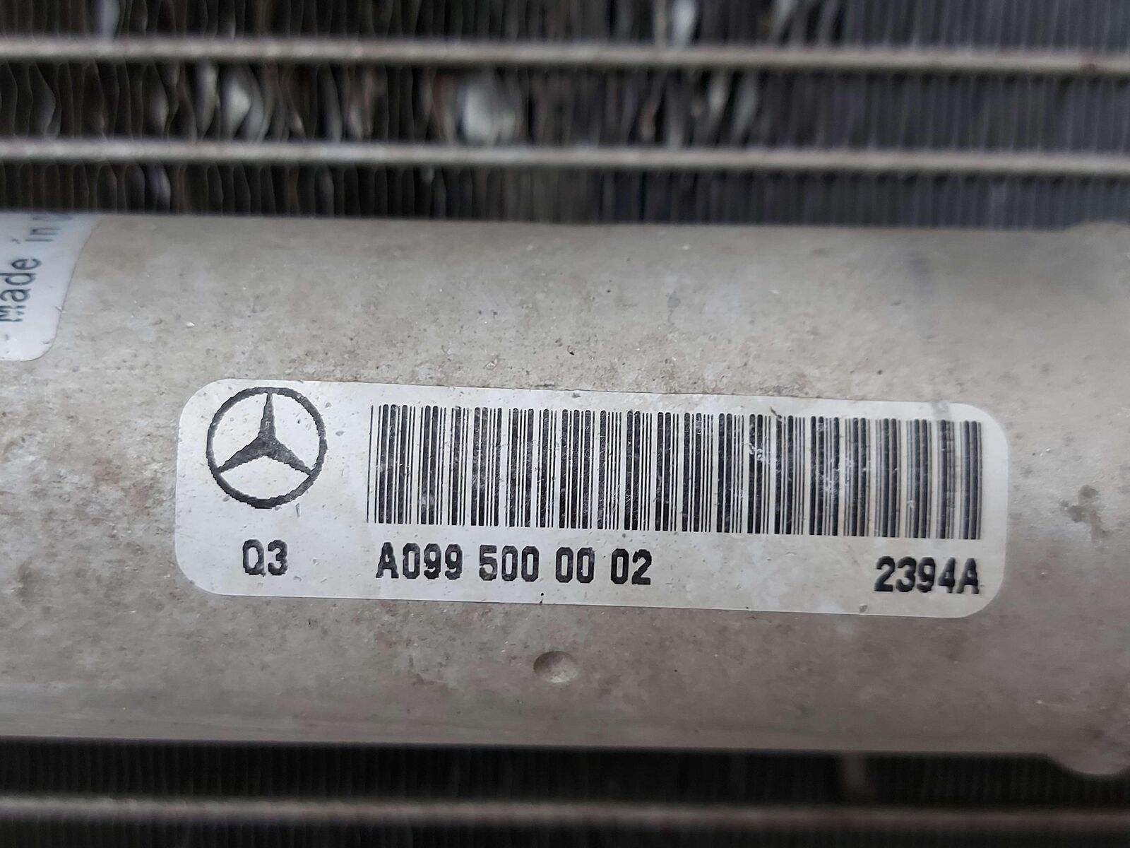 13-16 MERCEDES GL63 AMG X166 AC A/C AIR CONDITIONING CONDENSER A0995000002