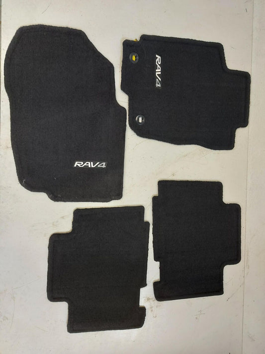 2021 Toyota Rav-4 Floor Mats Black Carpet Full Set New In Bag