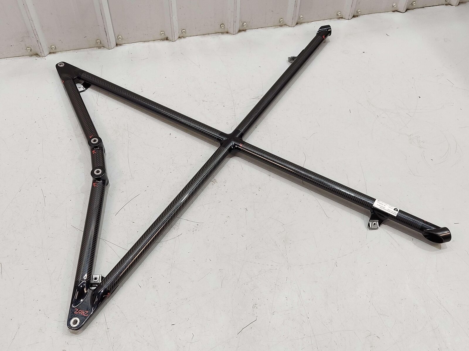 2018 LAMBORGHINI AVENTADOR S LP740-4 REAR CROSSMEMBER CRADLE CARBON FIBER BRACE