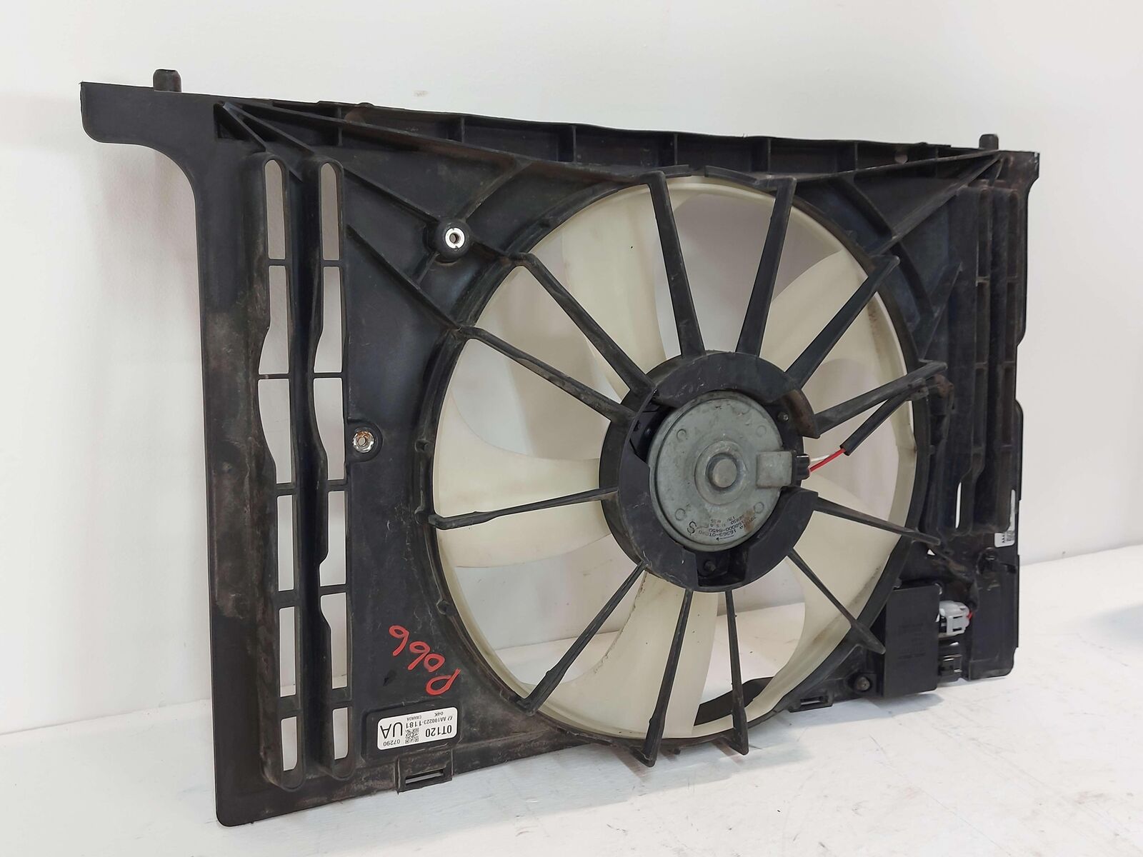 09-14 TOYOTA MATRIX 1.8L ELECTRIC COOLING FAN MOTOR AA100223-1181 163630T120