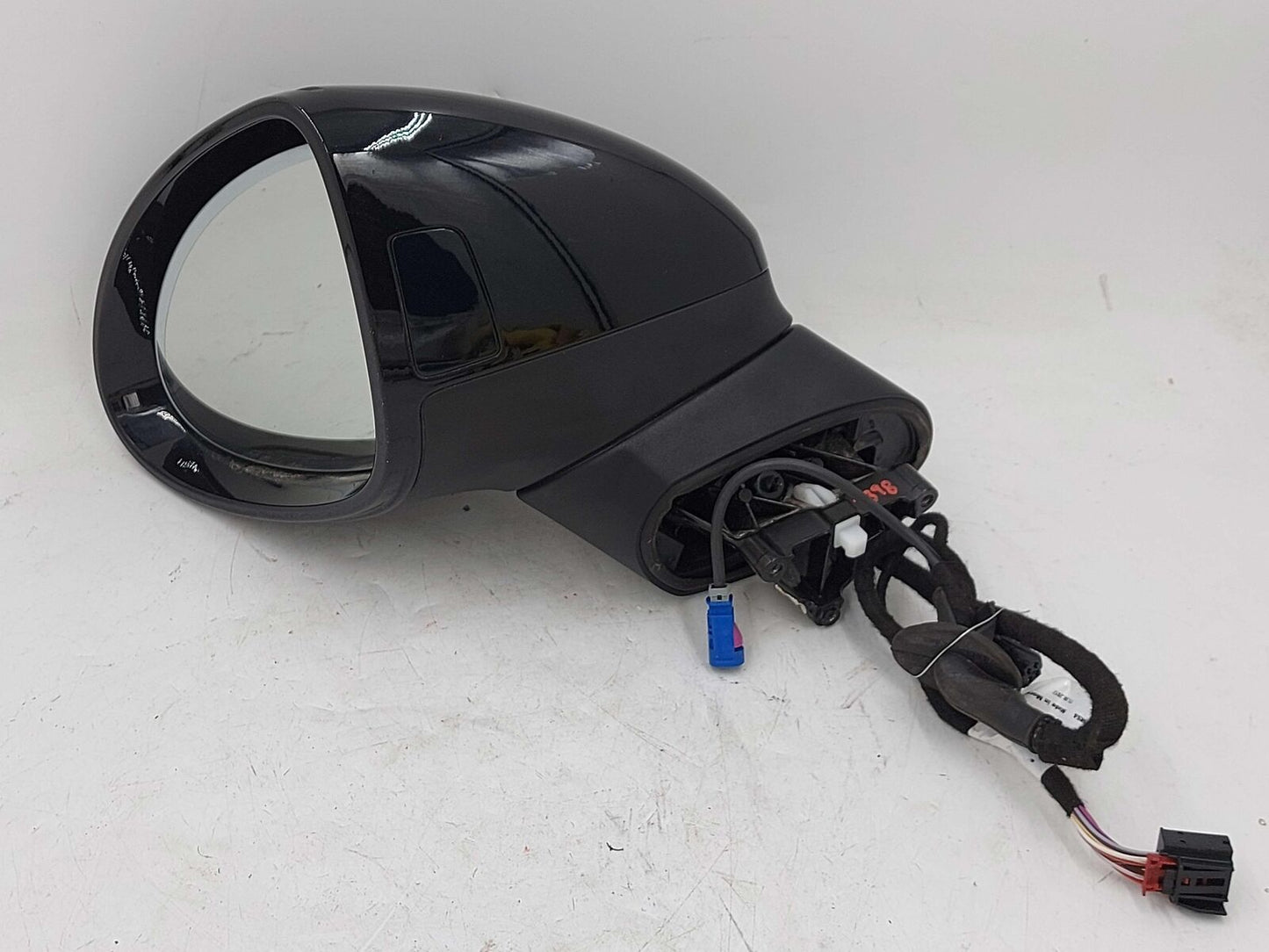 17-18 PORSCHE CAYENNE 958 S E-HYBRID LEFT DOOR MIRROR JET BLACK 2T