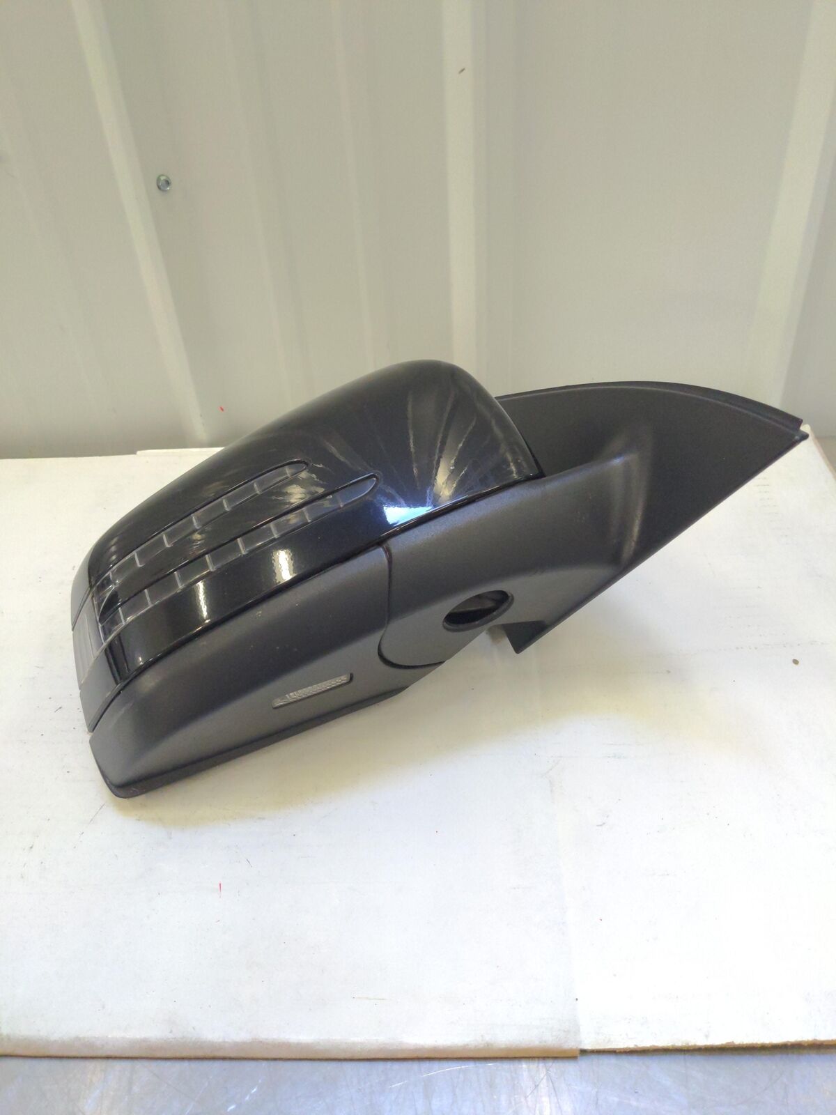 12-15 MERCEDES ML63 RH Right Door Mirror BLACK 3m Blind Spot Alert A1668104216