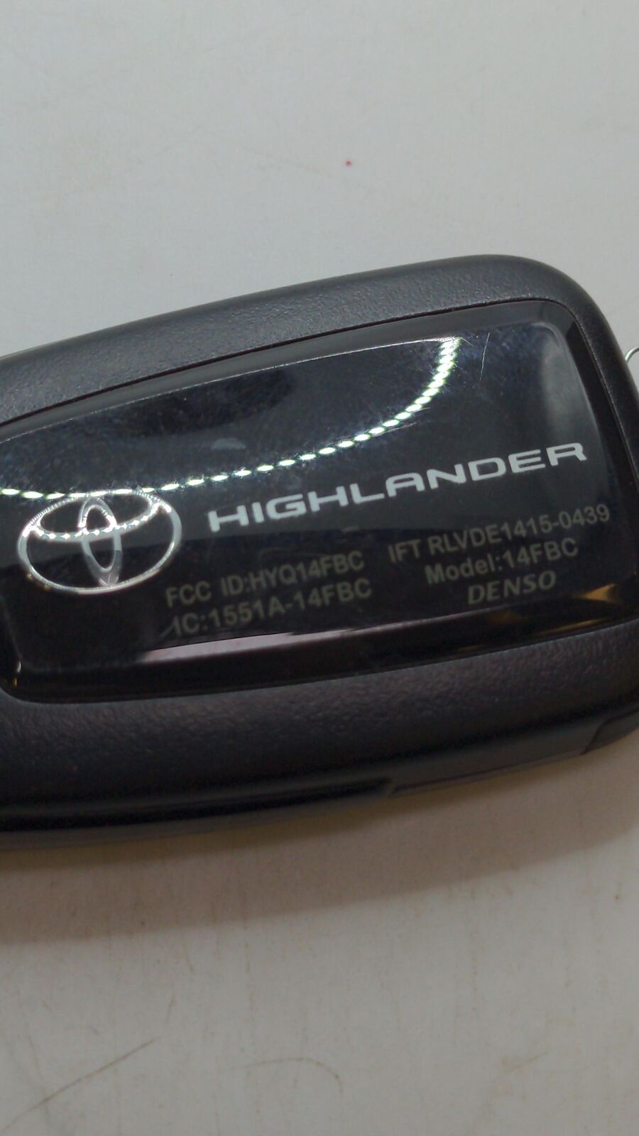 20 TOYOTA HIGHLANDER Key Remote Fob 1551A-14FBC FCC hyq14fbc