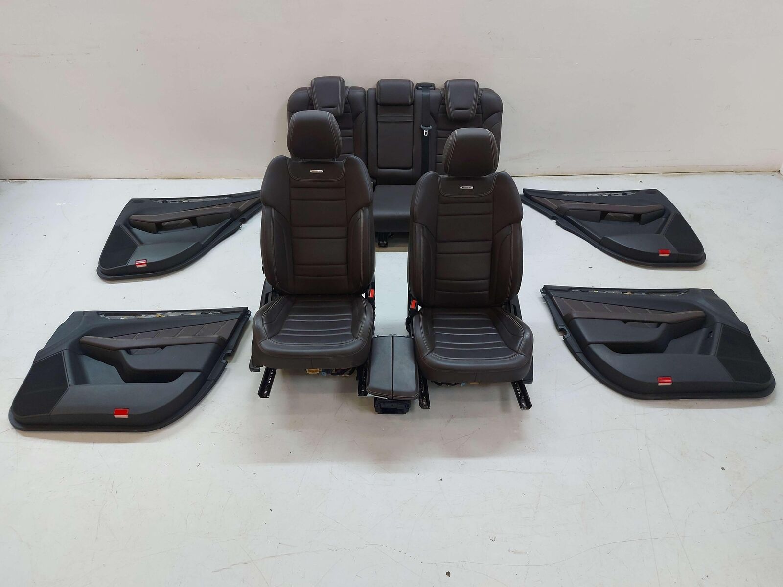 16-19 MERCEDES W166 GLE63s AMG Brown Interior Seats/Door Panels/Console *Note