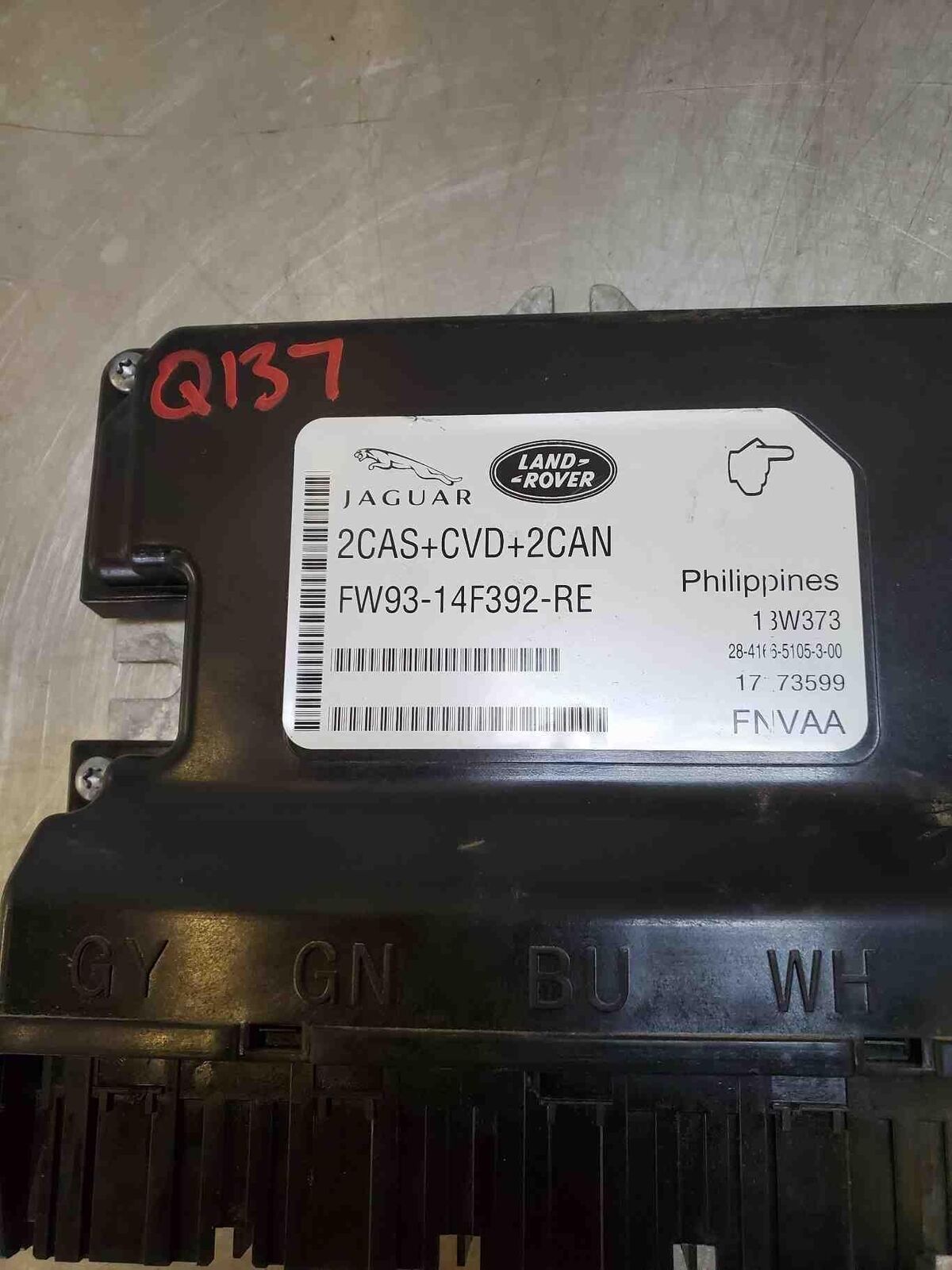 16 17 18 19 JAGUAR XJ Fw93-14f392-re Body Control Module