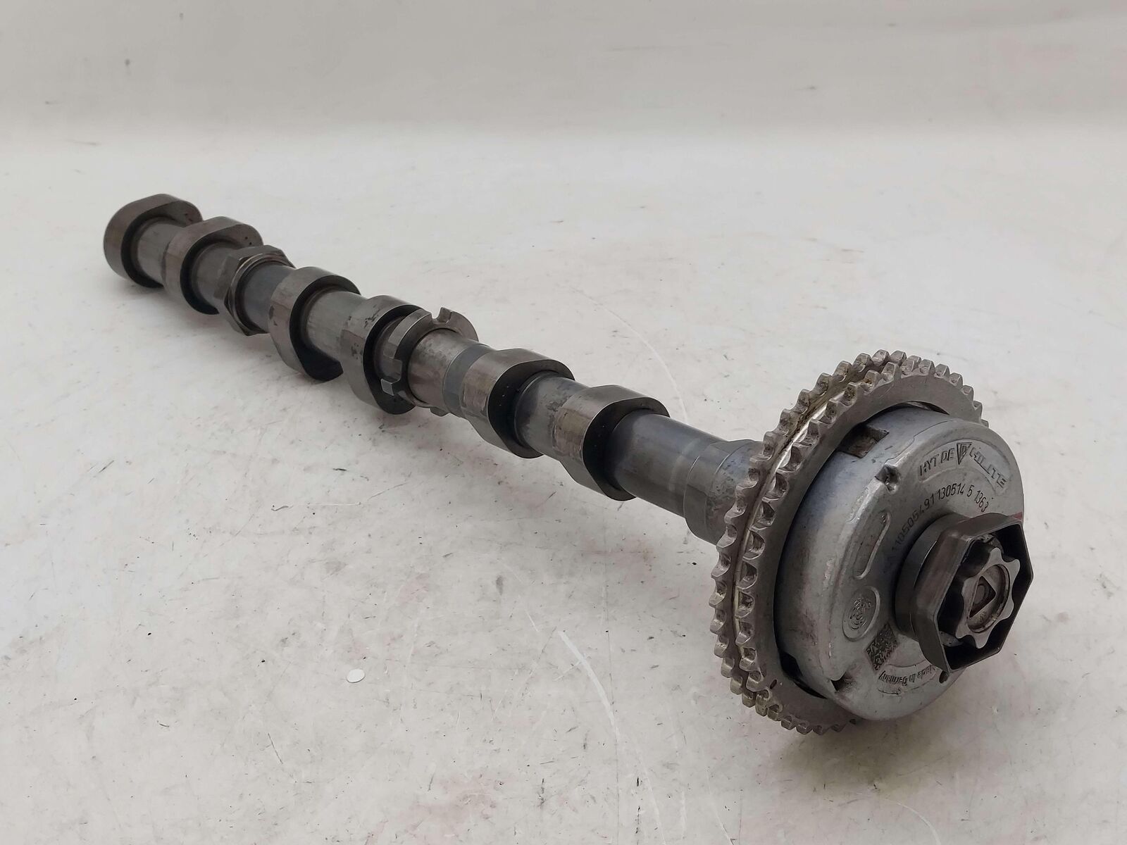 2014 PORSCHE 911 991 GT3 3.8L MA1.75 LEFT EXHAUST CAMSHAFT W/ GEAR ADJUSTER