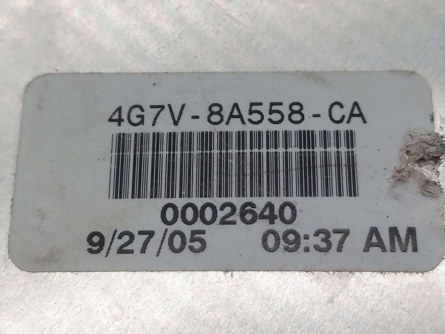 2006 FORD GT GT40 SUPERCAR RIGHT WATER PUMP 4G7V-8501-DA 4G7V-8A558-CA OEM