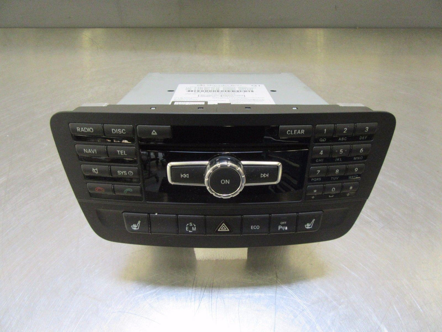 2013 Mercedes CLA250 RADIO CONTROL HEAD UNIT A2469000712