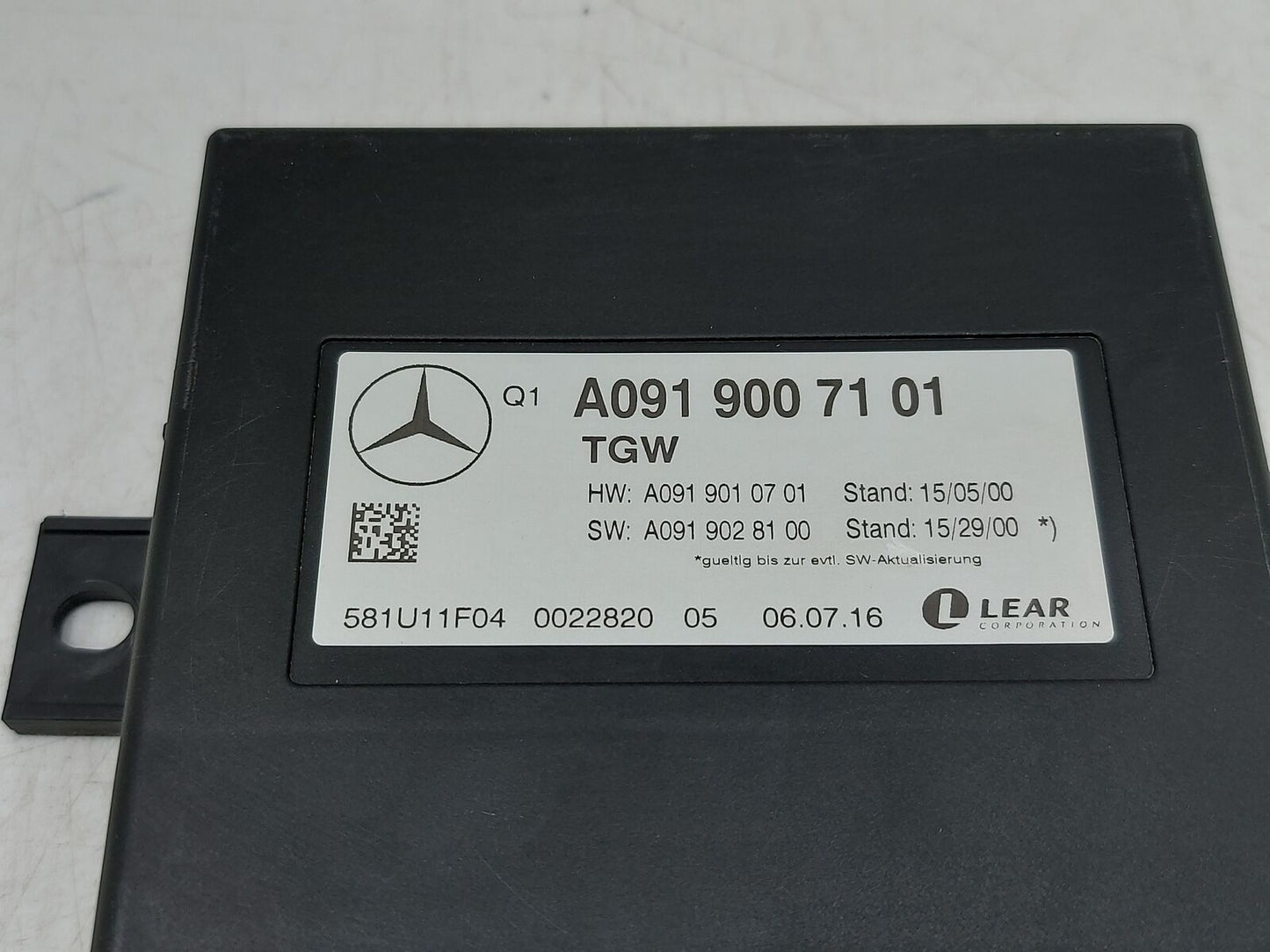 17-18 Infiniti QX30 Gateway Theft Locking Control Module A0919007101