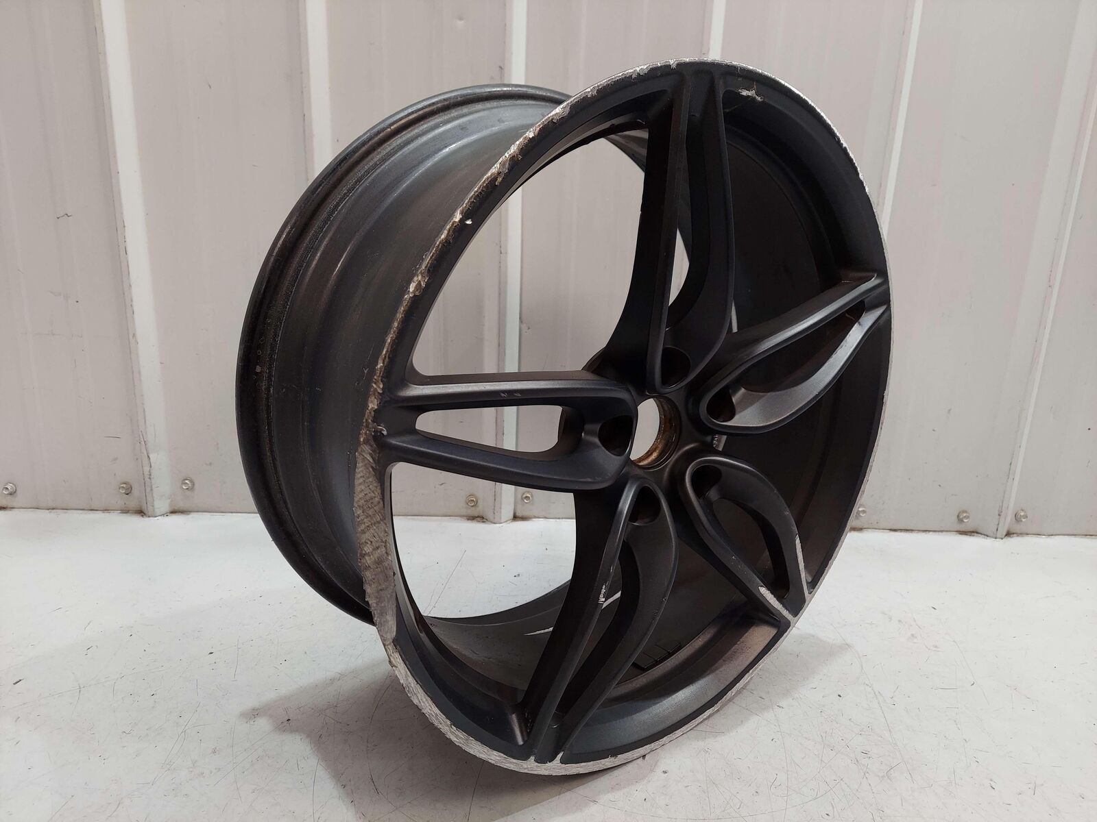 2016 MCLAREN 540C WHEEL RIM 19X8 BLACK 10 SPOKE ALLOY 13B0929CP *NOTE