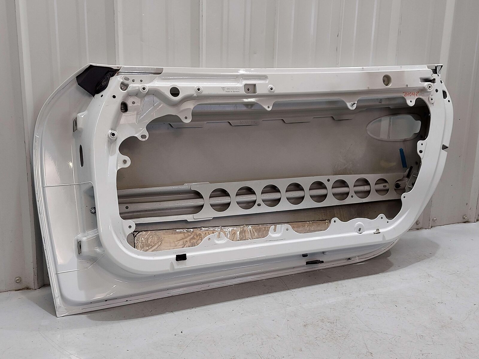 12-16 PORSCHE 911 991 GT3 FRONT RIGHT DOOR SHELL PURE WHITE C9A *NOTE